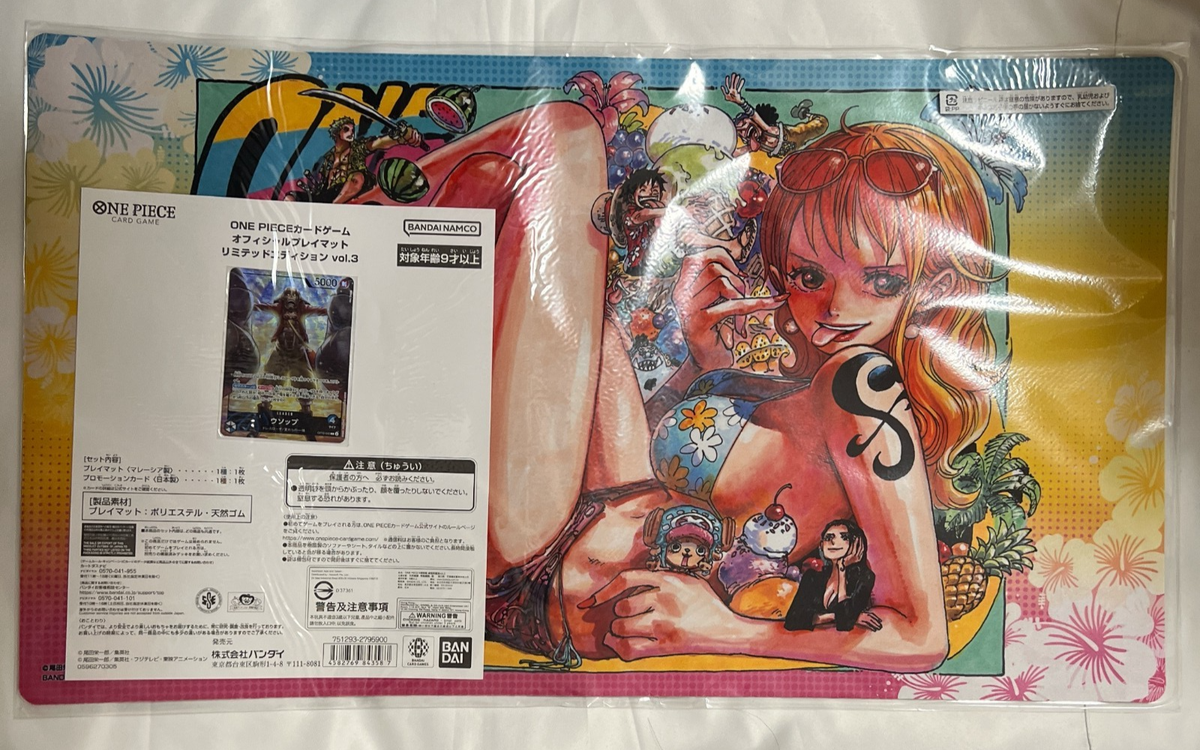 ONE PIECE Card Game Official Playmat Limited Edition Vol3 Nami w