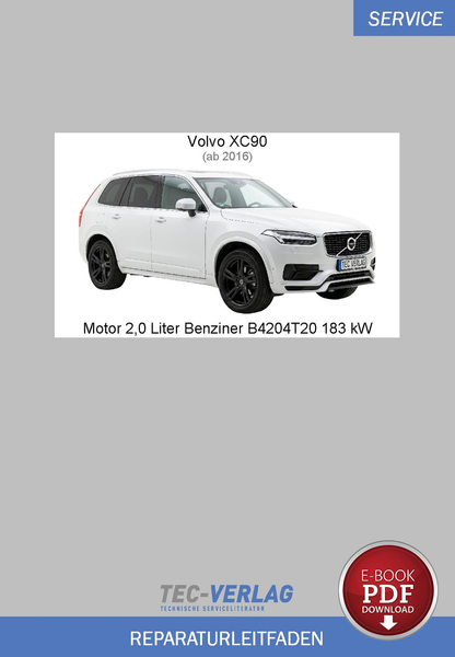 PDF Volvo XC90 (Ab 2016) Reparaturanleitung Motor 2,0 L Benziner 183 Kw-image