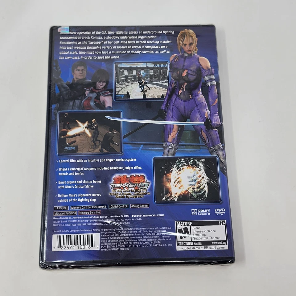 Death by Degrees (Sony PlayStation 2 PS2) Nuevo Sellado de Fábrica Foto 2 de 4