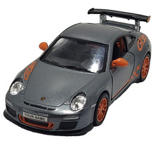PORSCHE 911 GT3RS GREY FREE PERSONALISED PLATES Diecast Model Car Present Gift