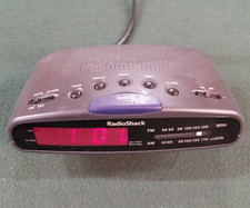 Vintage RadioShack 12-1630 AM/FM Digital Clock Radio Alarm/Snooze-Tested