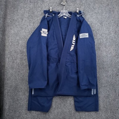 Elite Sports BJJ Gi Jiu Jitsu Uniform Set Mens A3/XL Blue Martial Arts Fightwear