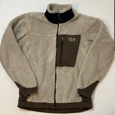 Mountain Hardwear Monkey Sherpa Fleece Full Zip Jacket Pockets Womens Small M