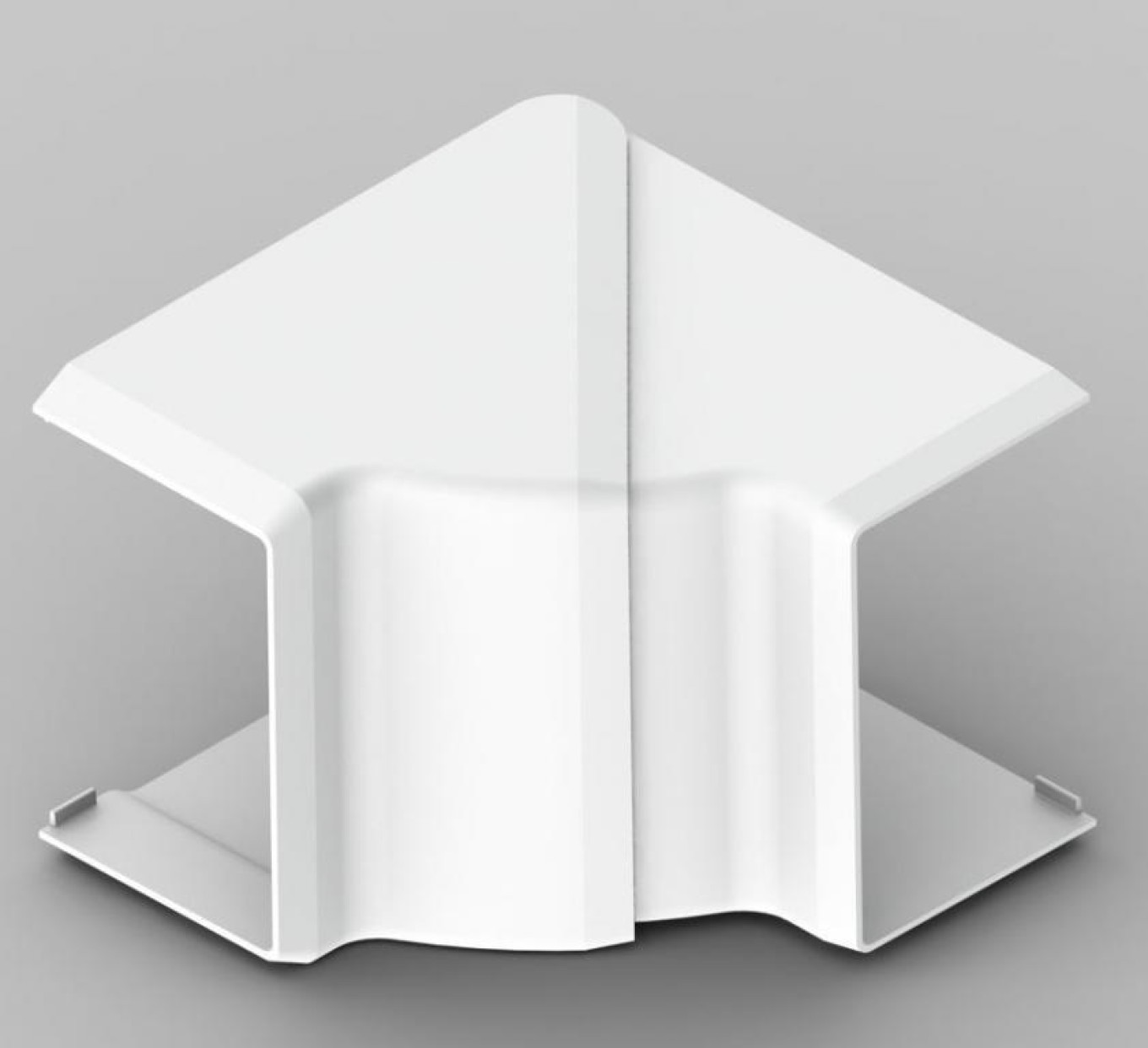 Inner corners 60x40mm white adjustable 75-135pcs. LH 8655_HB