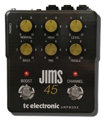 TC ELECTRONIC JIMS45 Preamp Effektpedal getestet & funktioniert 96228