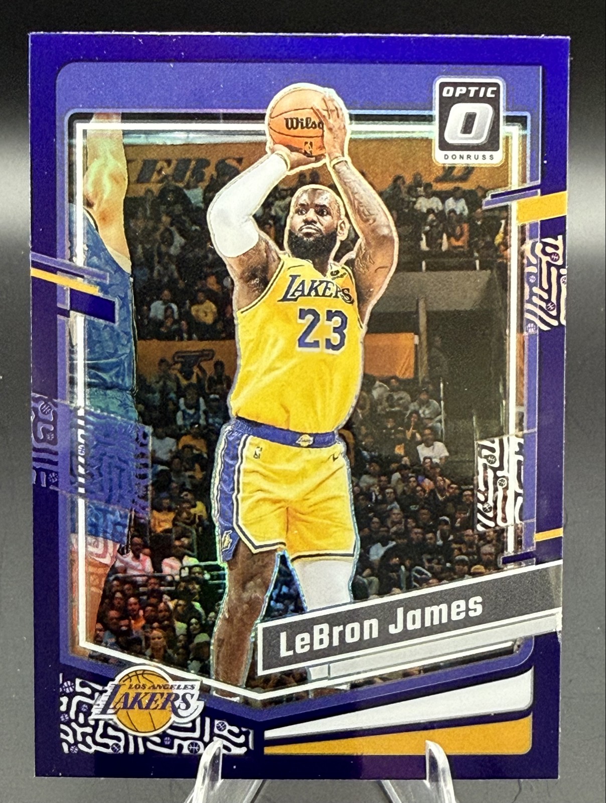 2023-24 Panini Donruss Optic - LeBron James #65 Purple Prizm