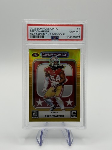 2025 Donruss Optic Fred Warner Gold (PSA 10)