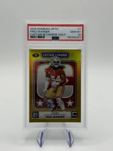 2025 Donruss Optic Fred Warner Gold (PSA 10)