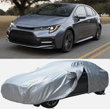 For BMW 3-SERIES Fleece-Lined Full Car Cover Waterproof Snow Protection W/Zipper