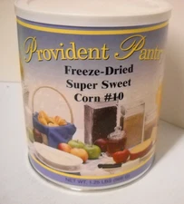 Provident Pantry Freeze Dried Super Sweet Corn 1.25lb. #10 Can Survival Camping