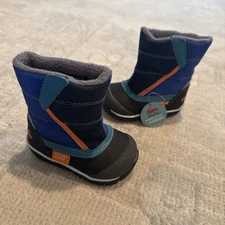 See Kai Run Toddler Sz 4 Baker Weather Proof Boots 3m Insulation EUC