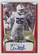 2023 Leaf Draft Auto Red Colby Wooden #BA-CW1 Auto 11ng