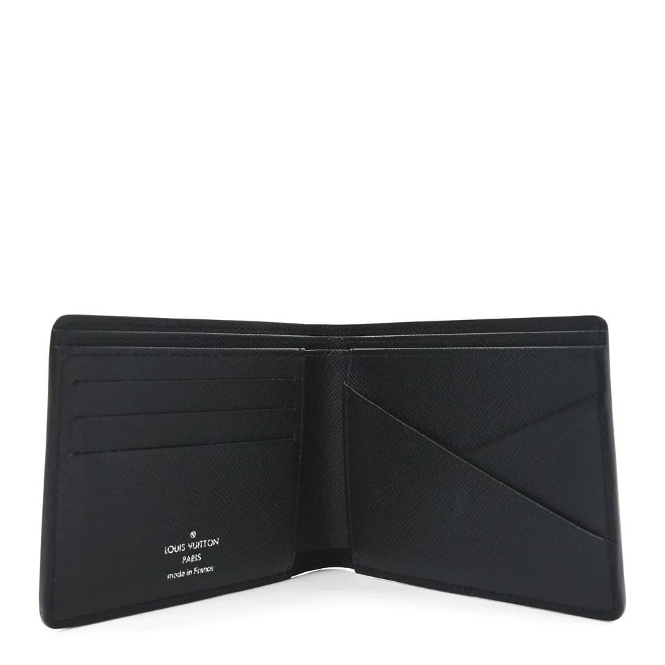 Louis Vuitton M62294 Bifold Wallet Monogram Black AUTHENTICITY VERIFIED - Image 3 of 4