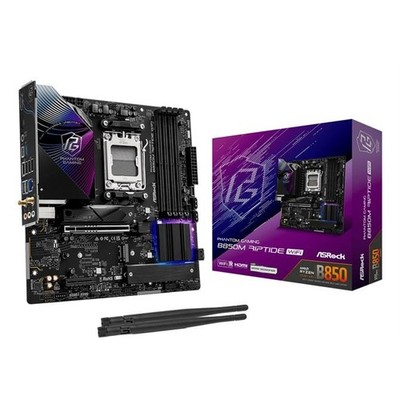Asrock Phantom Gaming B850M Riptide WiFi AMD B850 Sockel AM5 Micro ATX