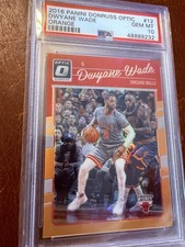 /199 2016-17 Panini Donruss Optic Dwyane Wade (w/ LeBron) #12 Orange (28 Pop)
