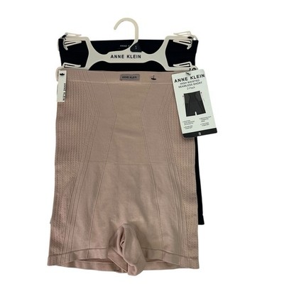 Anne Klein Women s High-Waisted Seamless Short Pkg/2 Multi Colors Tag Free