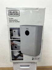Image of BLACK+DECKER BXEH60002GB 2L Dehumidifier - White (Read Description)