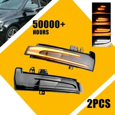 Sequential LED Side Mirror Turn Signal for Light Benz Mercedes E S CLA CLS GLK C