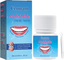 30 Ml Tooth Repair Kit, Temporary Teeth Replacement Kit - Moldable Thermal Fitti