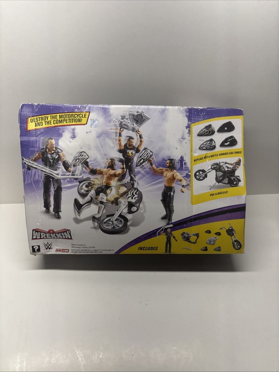 WWE Mattel The Undertaker WREKKIN Slamcycle Motorcycle for