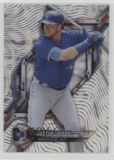 2018 Topps High Tek Pattern 1 Waves/Diagonals Magma Diffractor Justin Smoak 0c4