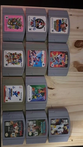 Nintendo 64 N64 Game Lot (10) Tested – Mario Kart, Mario Party, Diddy Kong + US