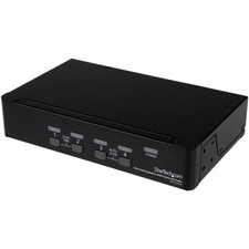 StarTech.com 4 Port DisplayPort KVM Switch w/ Audio - USB, Keyboard, Video, Mous