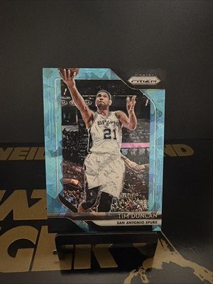 2018-19 Panini Prizm - Tim Duncan #225 Blue Ice Prizm /99