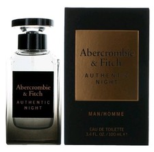 A F AUTHENTIC NIGHT  Abercrombie  Fitch 3.4 oz / 100 ml Eau De Toilette Men