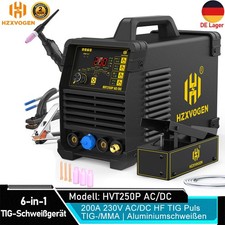 200A AC/DC Puls WIG/TIG MMA Schwei&szlig;inverter IGBT 220V f&uuml;r Aluminium mit Fu&szlig;pedal