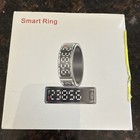 Smart Ring Health Tracker LED Display Screen IP68 Waterproof Fitness Ring Sz 12