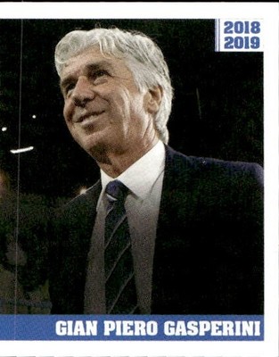figurine Atalanta football Esselunga 2018/19 # 74 Gian Piero Gasperini coach