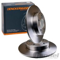 2X Denckermann Bremsscheiben 276Mm Voll Hinten Passend FüR Mercedes A-KLASSE B-K