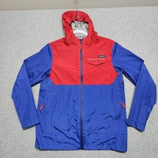 Patagonia Torrentshell Rain Jacket Kids XL 14 Imperial Blue Waterproof