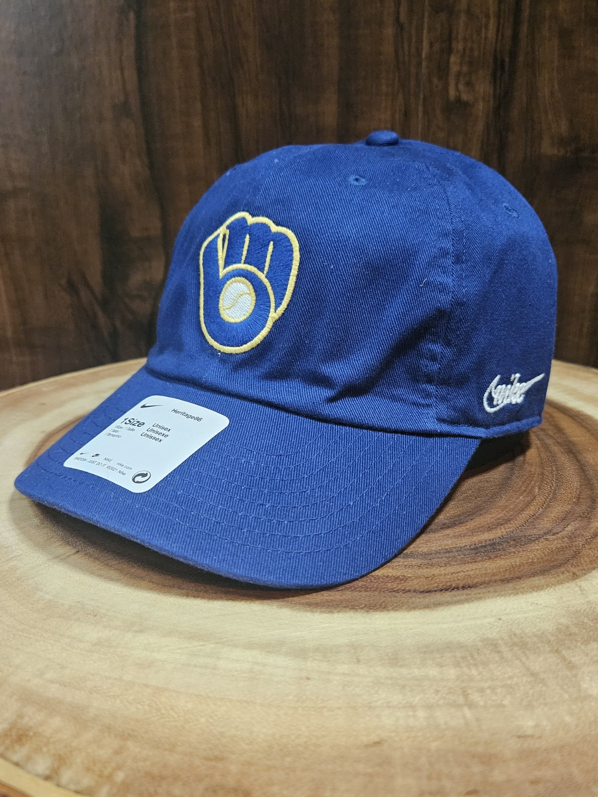 Milwaukee Brewers Nike Heritage 86 Adjustable MLB Cap