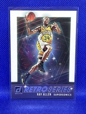 2021-22 Panini Donruss Retro Series #11 Ray Allen Seattle Supersonics