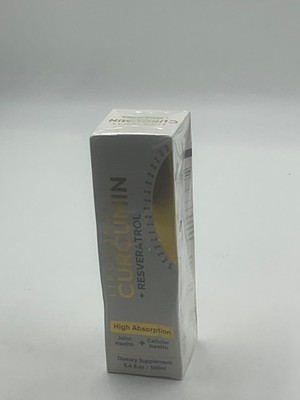 Liposomal Curcumin + Resveratrol 5.4 fl OZ, 160ml Exp 06 27