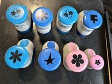 Xcut Paper Punch Bundle x8 Star Flower Snowflake Card Making Scrapbooking