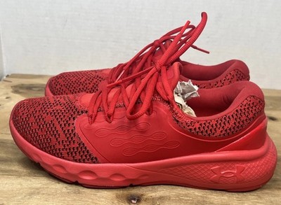 Under Armour Men s Charged Vantage Knit Running Athletic Shoes Sz 7.5 W9.5 Red