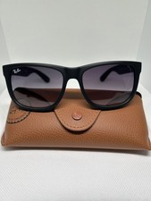 New Ray-Ban RB4165 Justin Classic Black 54mm Grey Gradient Sunglasses