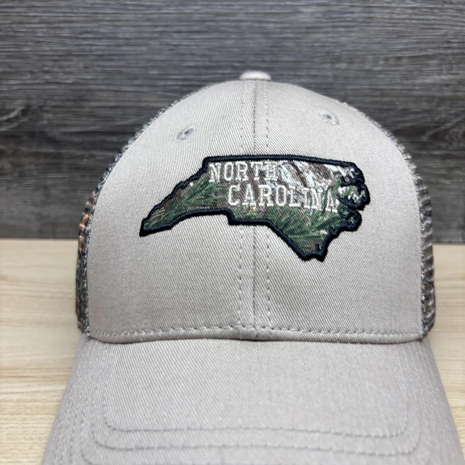 Gorra gorra gorra de Carolina del Norte espalda a presión para hombre bronceada camuflaje camionero cautivadora sombreros Foto 2 de 4