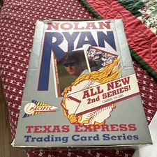 1991 Nolan Ryan TEXAS Express - Pacific Trading Cards  36 in Plastic Sealed Box