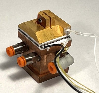 Coherent Vanadate crystal in tec/water cooled mount dual thermistors Verdi laser