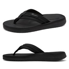 Harxxitd Men's Orthopedic Flip Flops Arch Support - Non-Slip, Water-Friendly