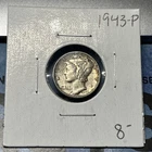 1943 P Silver Mercury Dime Coin Collection