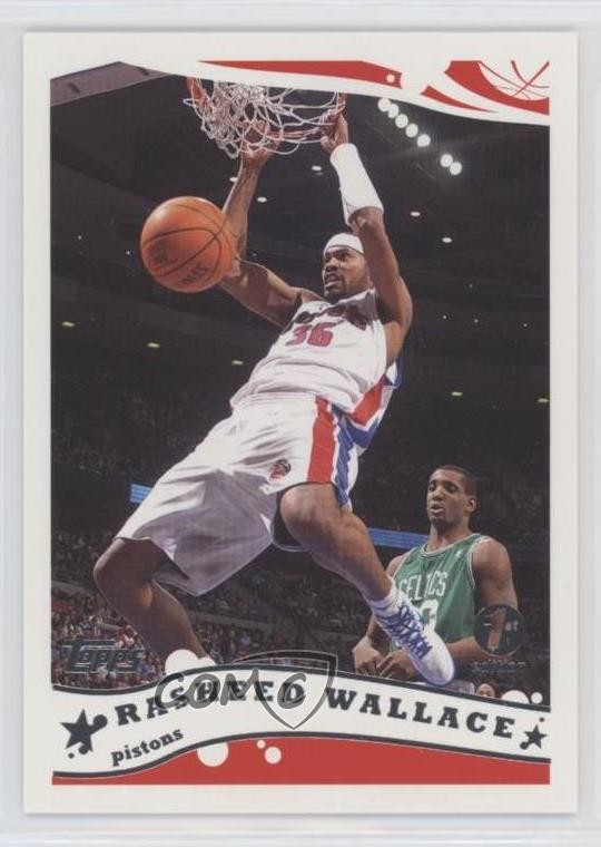 2005-06 Topps 1st Edition Rasheed Wallace #154 s5j