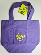 [FREE SHIPPING] LIMITED Trader joe's mini tote bag (PURPLE)