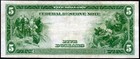 HGR SUNDAY 1914 $5 FRN ((RARER Type-C)) VERY LIGHTLY CIRCULATED — photo 3