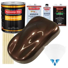 Mahogany Brown Metallic Premium Gallon Kit URETHANE BASECOAT Car Auto Paint Kit