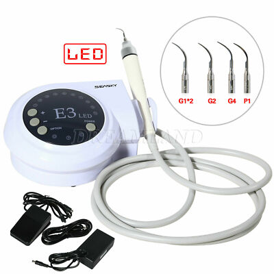 Endo Perio Super Dental Ultrasonic Scaler w/ LED Light Handpiece 5*Tips fit EMS